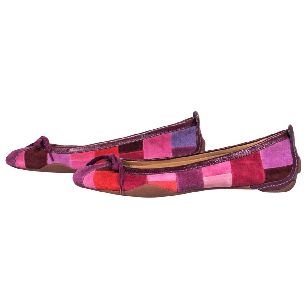 Coach Jenilee Patchwork Suede Flat - image 2